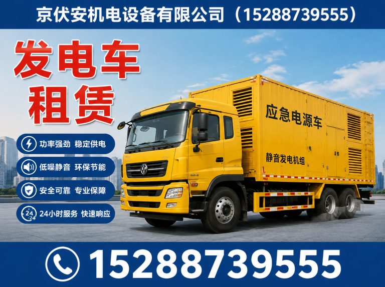 毕节应急发电机出租展示图